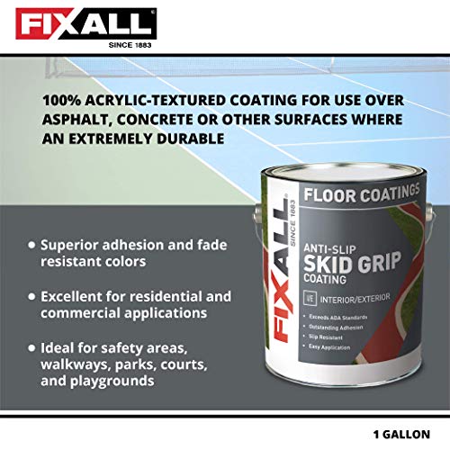FIXALL Skid Grip AntiSlip Paint, 100 Acrylic SkidResistant Textured