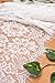 Crisky 12x120 Inch White Lace Table Runner Boho Wedding Reception Table Decoration Baby & Bridal Shower Party Decor