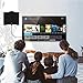 AZUNX HDTV Antenna Indoor, Digital TV Antenna with 2018 Newest Version,60 to 80 Mile with Amplifier Signal Booster for 1080P 4K Free TV Channels, Amplified 16.5FT Coax Cable.