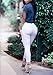 Pxmoda Women's Casual Stretch Skinny Pencil Pants High Waist Elastic Slim Jeans