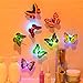 Ikevan 10 Pcs Wall Stickers Butterfly LED Lights Wall Stickers Colorful Light 3D Simulation butterfly Luminous Wall stickers House Kid Bedroom Decoration