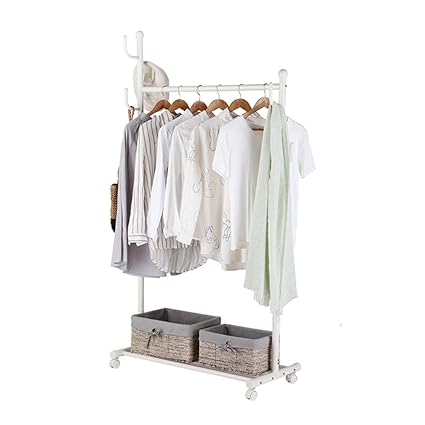 Amazon Com Angel S Home Simple Coat Rack Floor Rack Bedroom
