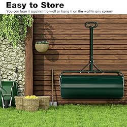 Goplus Lawn Roller, Push/Tow-Behind Lawn Roller, 17
