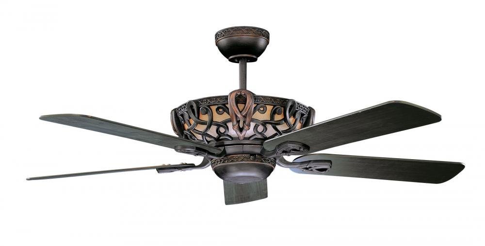 Concord 52ac5orb Ceiling Fans With Tea Stained Glass Shades Oil