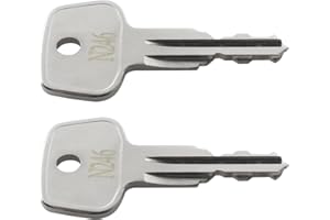 seork Car Rack Replacement Key N246 (2 Pcs) Fits for Thule Compatible Roof Racks, Cargo Box, Carriers, Crossbars Code N246