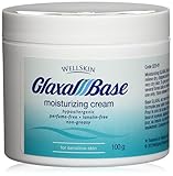 GLAXAL Base MOISTURIZING CREAM Relief for Dry, Chapped, Rough Skin 100 g (3.5 oz) by WellSkin