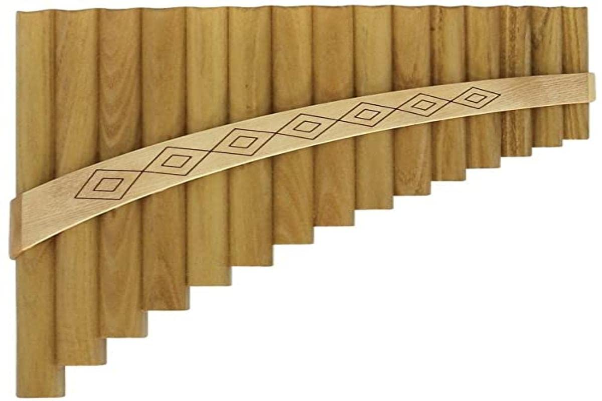 GEWA 700322 Panflöte Solist G-Dur 15 Rohre, Light Brown