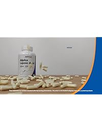 Suplemento Nutricost Alpha Lipoic Acid, 0.02 oz por porción, 120 porciones, 1 botella, 1
