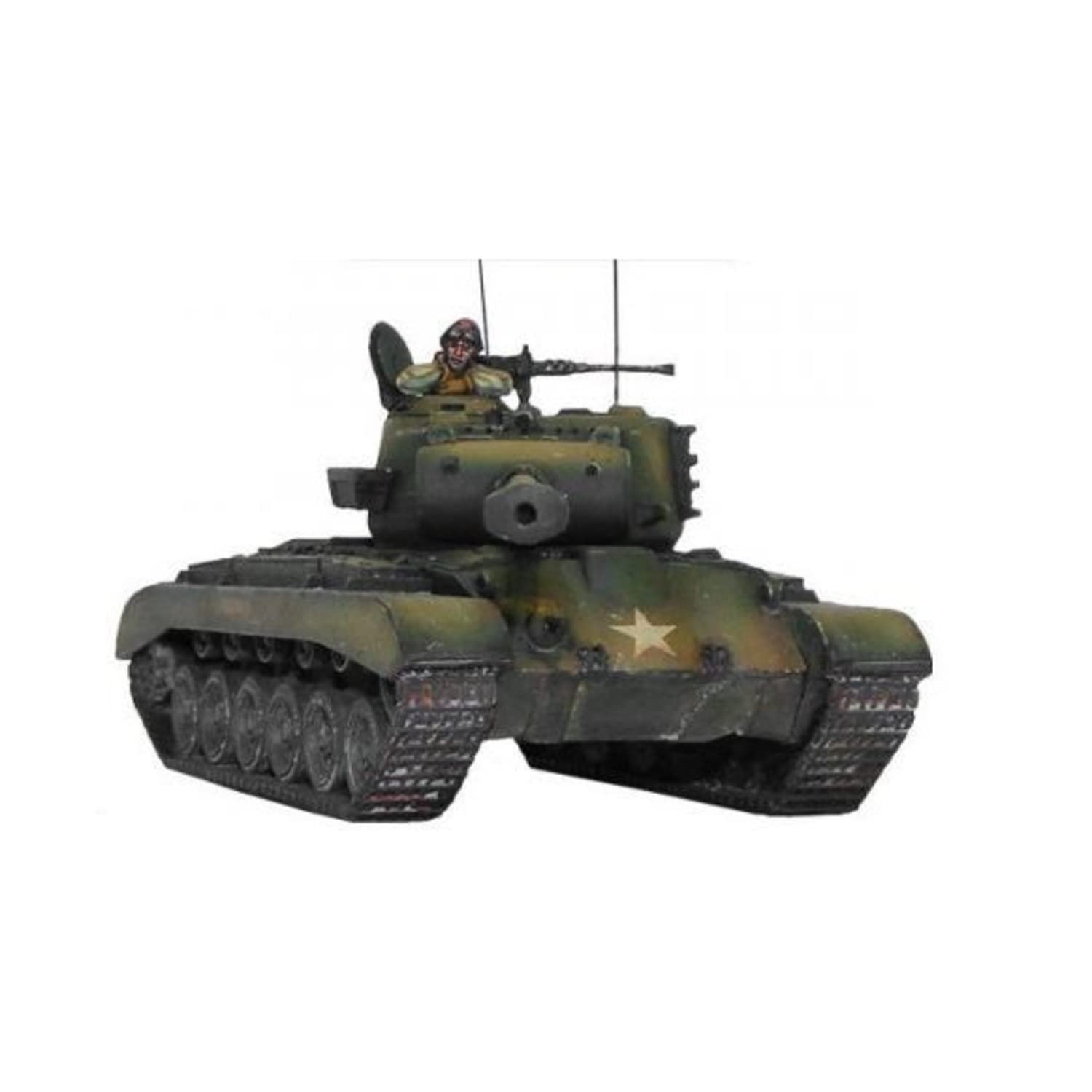 Warlord Games M26 Pershing Heavy Tank - 1:56 / 28mm Resin & Metal Scale Model Tank For Bolt Action Highly Detailed World War 2 Miniatures for Table-top Wargaming