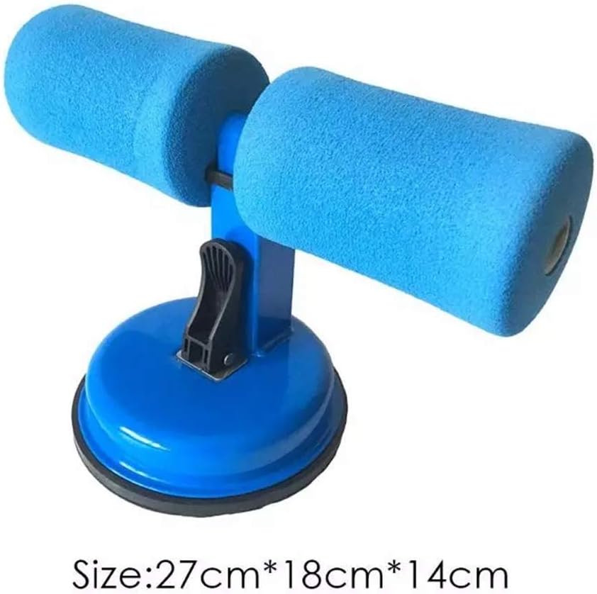 WanYangg Multi-function Adjustable Sit-Up Bar Auxiliary,Sit-up Assistant Device- Abdomen Healthy Portable Self-suction Situp bar Home Gym Equipment For Men & Women Blue