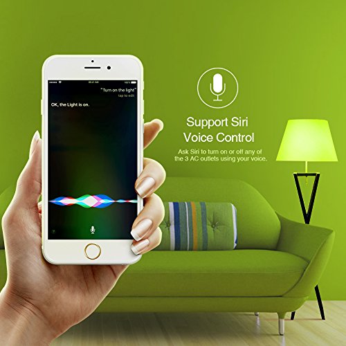 Koogeek-Smart-Surge-Protector-Wifi-Power-Strip-3-Outlets-with-3-USB-Charging-Ports-for-Apple-HomeKit-with-Siri-Timers-Remote-Control-on-24GHz-Network