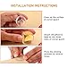 Baby Proofing Corner Protector Table Edge Corner Guards Protectors Clear YOOSKE Round L Child Proof Safety Kit Cover Corner Cushion for Kids Desk Shower Kitchen Fireplace Countertop Furniture Set (20)
