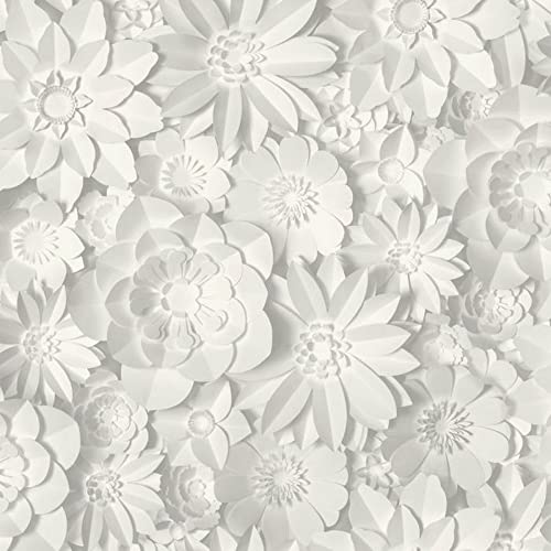 Fine Décor Dacre White Floral Wallpaper, us:one Size