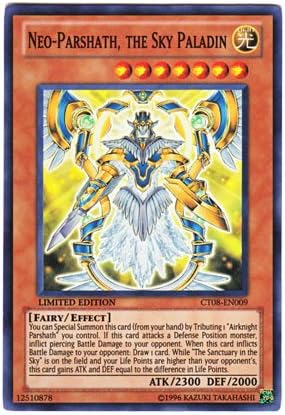 Amazon 遊戯王 英語版 Ct08 En009 Neo Parshath The Sky Paladin 天空勇士ネオパーシアス スーパーレア Limited Edition トレカ 通販