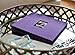 Polaroid 8”x8” Cloth Covered Scrapbook Photo Album w/Front Picture Window for Zink 2x3 Photo Paper Projects (Mint, Snap, Zip, Z2300) - Purple