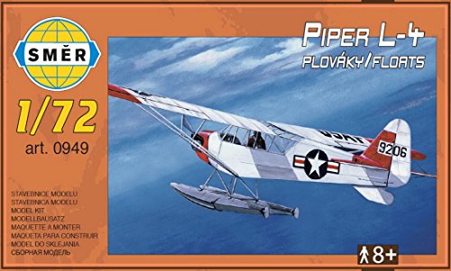 Piper L-4 Cub Floatplane in USAF (1/72 model kit, Smer 0949)