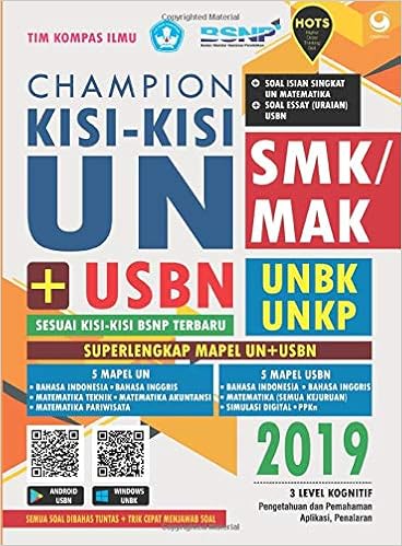 Champion Kisi Kisi Un Usbn Smk Mak 2019 Indonesian Edition Kompas Ilmu Tim 9786020504308 Amazon Com Books Champion Kisi Kisi Un Usbn Smk Mak 2019 Indonesian Edition Kompas Ilmu Tim 9786020504308 Amazon Com Books
