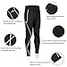 Wonderience Men Hot Neoprene Sauna Sweat Pants Slimming Body Shaper for Weight Loss Hot Thermo Leggings Workout Pants (Black, XXX-Large)