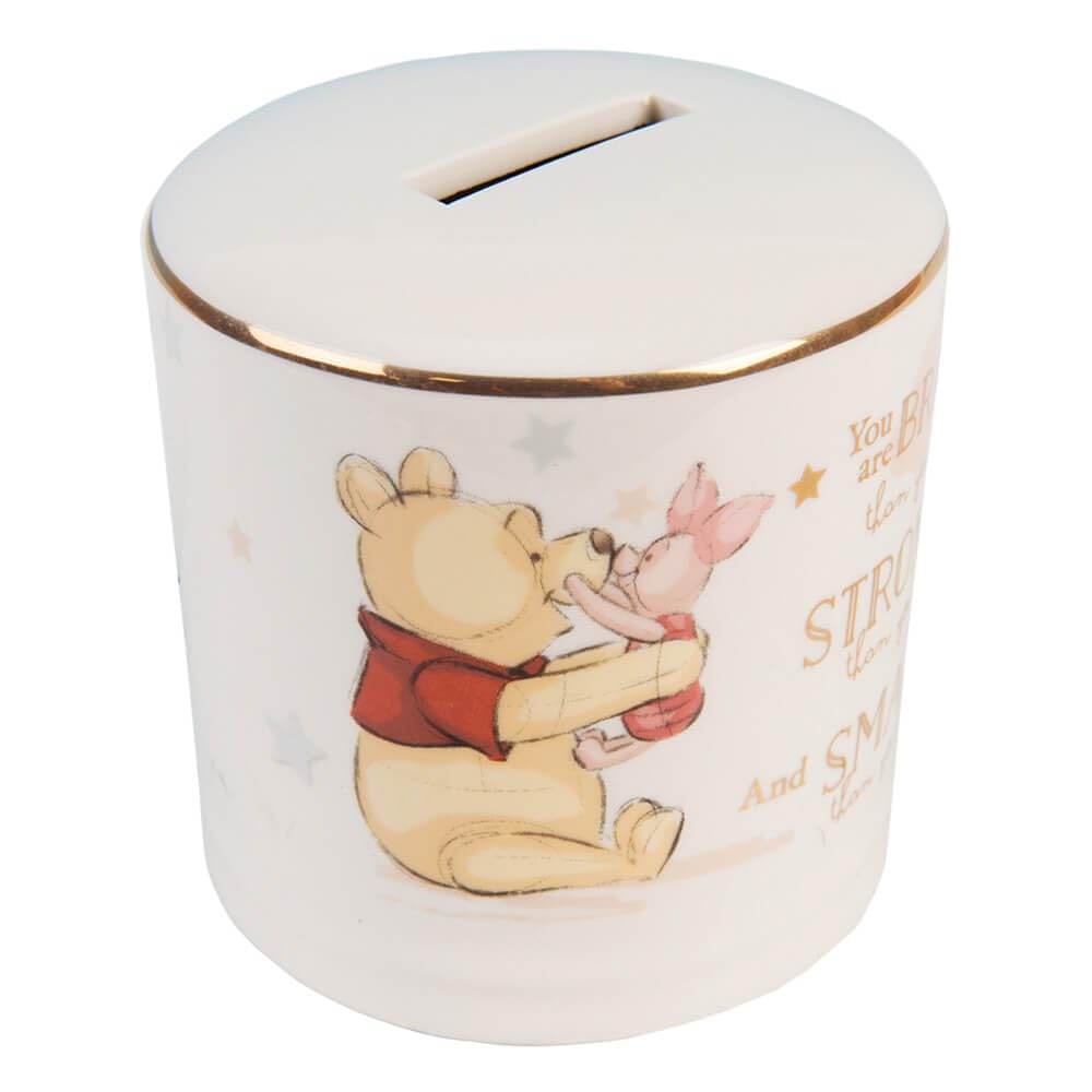 Widdop & Co Disney Magical Beginnings Ceramic Money Box Bank - Winnie the Pooh DI406