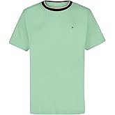 Tommy Hilfiger Boys' Short Sleeve YD Ringer Crew Neck T-Shirt, Soft, Comfortable, Relaxed Fit