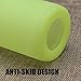 Bonison Summer Sale Novelty Durable Glass Water Bottle with Colorful Soft Silicone Sleeve (9 Ounce, Yellow)