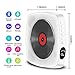 Portable CD Player with Bluetooth, Wall Mountable CD Music Player Home Audio Boombox with Remote Control FM Radio Built-in HiFi Speakers, MP3 Headphone Jack AUX Input Output, White