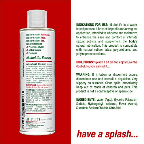 LubeLife-Water-Based-Watermelon-Flavored-Lubricant-8-Ounce-Sex-Lube-for-Men-Women-and-Couples-Watermelon