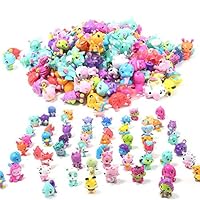 QTFHR Cute Miniature Random Pet Doll, Mini Cute Pets Cake/ Plant/ Car Decoration (30 Pcs)