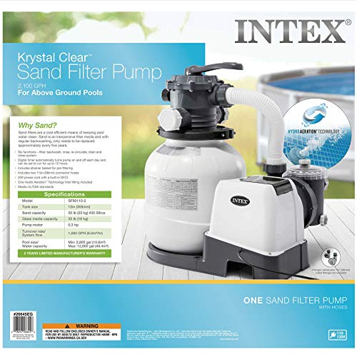 Intex Krystal Clear Sand Filter Pump - Image 3