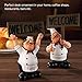 AUNMAS Chef Figures Statue, French Chef Welcome Board Decorative Figurine, Crafts Statue Ornament for Home Bar Coffee Shop Decor