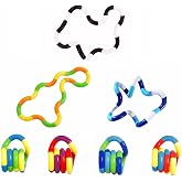 7PCS Quiet Twisty Fidget Toys &ndash; Squeeze, Twist, and Spin &ndash; Multicolored Sensory Toys for Kids and Adults, Stress Relief Toys &amp; Educational Tools for Classroom,Alternative Gifts