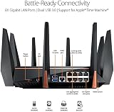 ASUS ROG Rapture Tri-Band Gaming Router Black - Covers 200m² view 6