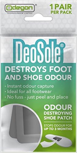 Deosole Shoe Patch Destroys Foot and Shoe Odour 1 Pack, 3 g (Pack of 1)