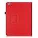 Fintie Folio Case for iPad 4th/3rd/2nd Generation (9.7 inches) - Smart Stand Protective Cover with Auto Sleep/Wake, Red