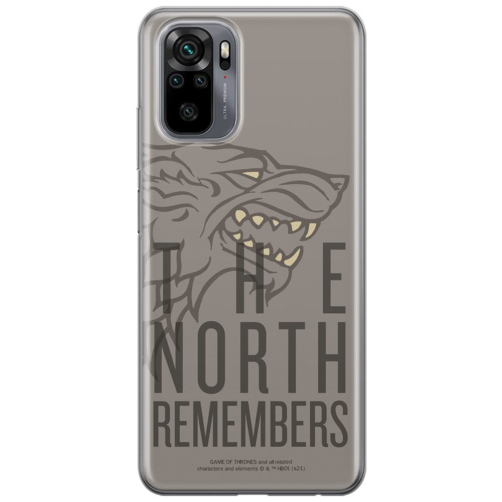 ERT GROUP mobile phone case for Xiaomi REDMI NOTE 10/ 10S original and officially Licensed Game of Thrones pattern 013 optimally adapted to the shape of the mobile phone, case made of TPU