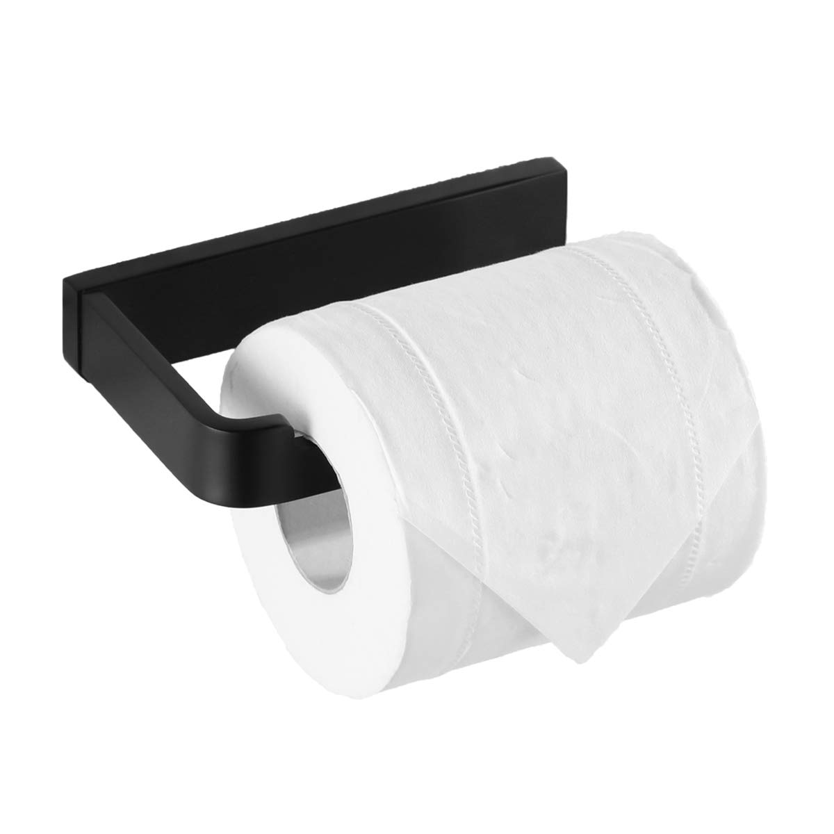 Flybath Toilet Roll Paper Holder SUS 304 Stainless Steel Matte Black Stylish for Bathroom Wall Mounted