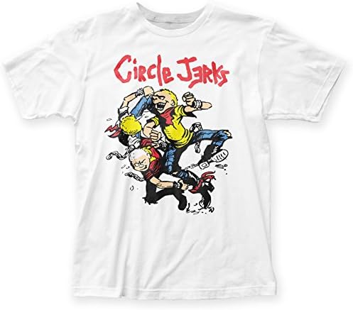 Circle Jerks - Mens Thrashers Fitted T-Shirt, Size: XX-Large, Color: White