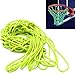 Basketball Nets - Glow in The Dark Basketball Net - Basketball Net Replacement for All Rings, 12 Standard Interior Exterior Loops Replacement - Great for Night Time Playing