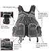 Kylebooker Fly Fishing Vest Pack Adjustable for Men and Women (Black)