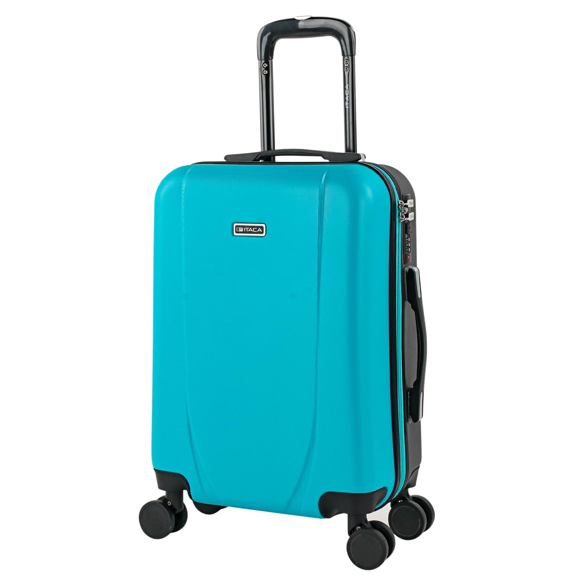 ITACA - Maleta Cabina. Maletas de Viaje Cabina 55x40x20. Maleta de Cabina. Trolley Cabina. Maletas de Cabina, Turquesa-Antracita