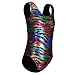 DAXIANG One-piece Shining Kiss Flowers Print Gymnastics Leotard for Little Girl