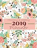 Monthly & Weekly 2019 Planner: A Year 365 Daily 52 Weeks, Calendar Schedule Organizer Appointment Notebook, To do list With Inspirational Quotes, Get ... 8.5x11, Paperback (Planners) (Volume 20) by Divine Stationaries