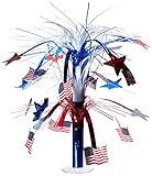 Beistle 50743 Flag Cascade Centerpiece, 18-Inch