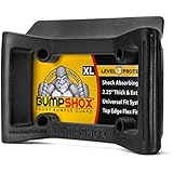 BumpShox - The Original Front Bumper Guard & Front Bumper Protection License Plate Frame. Tougher Than Steel! (BumpShox XL (2.25