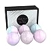 Bath Bombs Fizzies Natural & Lush - Double the Normal Size-Six 4.5 oz Bath Bombs - Turn Your Bath into the Ultimate Spa Treatment Made with Argan Oil & Organic Coconut Oil for Silky Soft Skin (6 Pack)