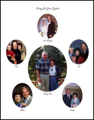 25 Years Together Photo Mat from Romar Photo