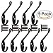 Topspeeder 9 Pieces Heavy Duty Coat Hooks Robe Hat Retro Wall Mounted Decorative Cloth Hanger with 20 pieces Screws Copper Color