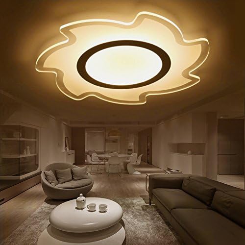 Cttsb Personalized fashion creative modern minimalist ceiling light Living room led ultra-thin living room shaped sun bedroom study hall aisle, white, 420mm30w
