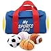 Etna My Sports Bag, Plush Toy Play Set - Toddler Sensory Toys with Plush Balls That Make Sports Sounds and Cheers -Includes Sports Bag Plush Basketball Plush Baseball Plush Soccer Ball Plush Football