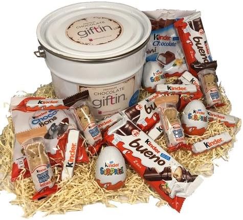Giftin® Kinder Selection Hamper Gift in Vintage Tin